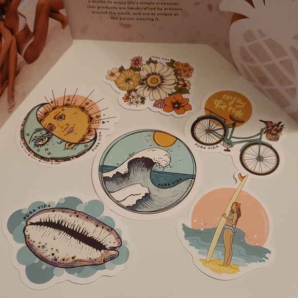 Pura Vida Sticker Set - Picture 2 of 2